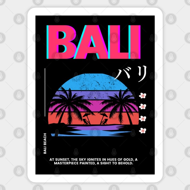 Bali Streetwear design style Sticker by Estrella Design